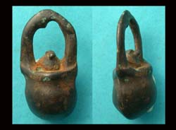 Bronze Age Bucket Amulet, Urnfield Culture c. 1000-800 BC, With Surprise!